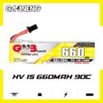 Gaoneng GNB 1S 660MAH 90C 3.8V HV Li-Po Battery for Whoop Micro - A30 Cabled - Image 2