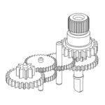 Goosky S2 3D Helicopter Swashplate Servo Gear Set