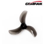 Gemfan 1208-3 31MM Tri blade 1.5mm Shaft (4CW+4CCW) Poly Carbonate - Clear Black - Image 2
