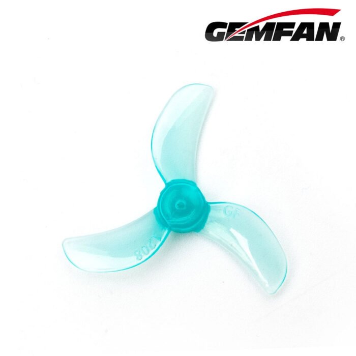 Gemfan 1208-3 31MM Tri blade 1mm Shaft (4CW+4CCW) Poly Carbonate - Choose Color - Image 7
