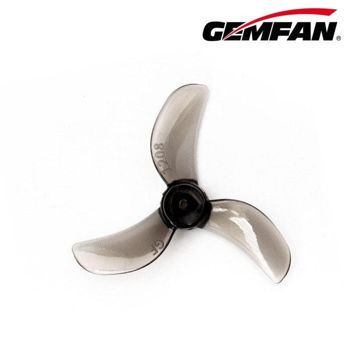 Gemfan 1208-3 31MM Tri blade 1mm Shaft (4CW+4CCW) Poly Carbonate - Choose Color - Image 9
