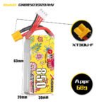 Gaoneng GNB 850mAh 11.4V 3S HV 120C Lipo Battery - XT30