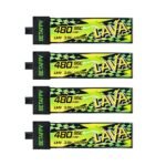 BETAFPV LAVA II 1S 480mAh 4.35v HV 95C BT2.0 Battery (4PCS) - Image 2