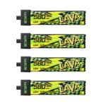 BETAFPV LAVA II 1S 580mAh 4.35v HV 95C BT2.0 Battery (4PCS) - Image 2