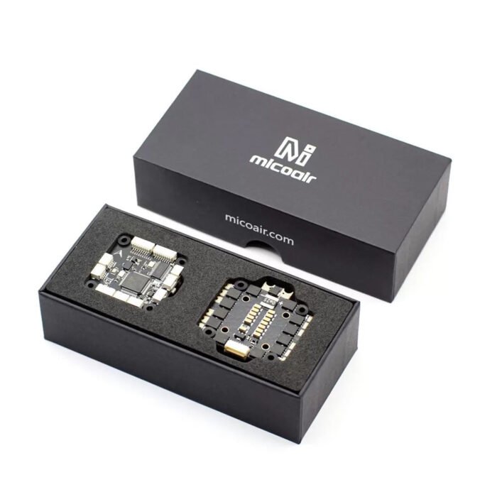 MicoAir 405v2 Stack with F405 BMI088 Flight Controller and 2-6S 50A Bluejay 4in1 ESC - 30x30mm - Image 4