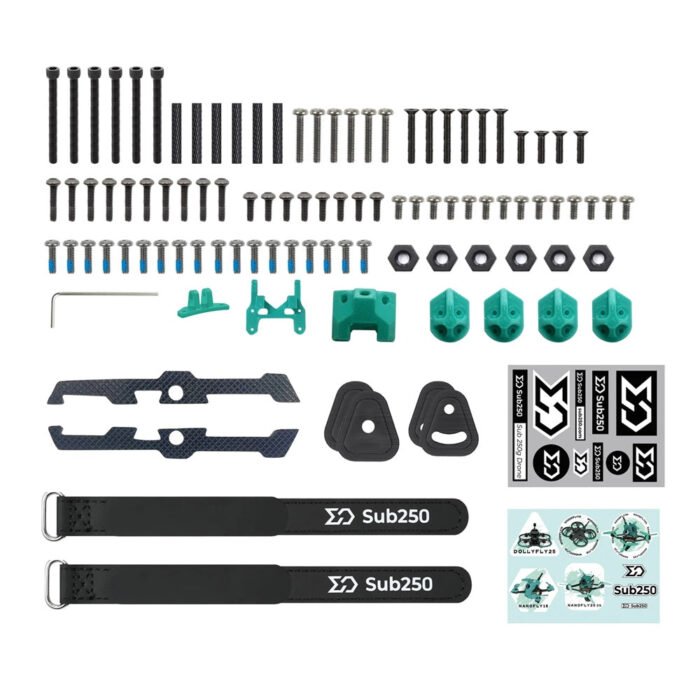 Sub250 Oasisfly25 2.5 Inches HD Freestyle Quadcopter Frame Kit - Image 9
