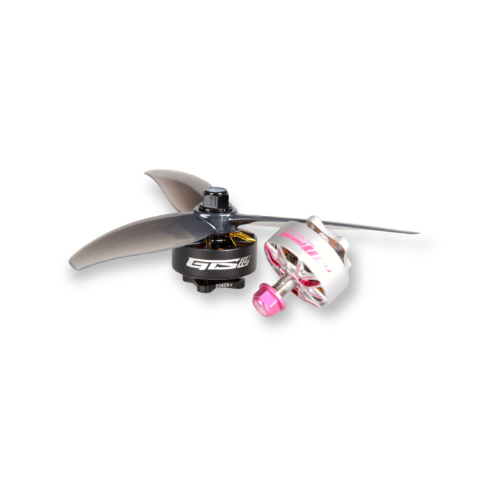 RCINPOWER GTS V4 2207 2040KV Brushless FPV Drone Motor - Silver/Pink - Image 3