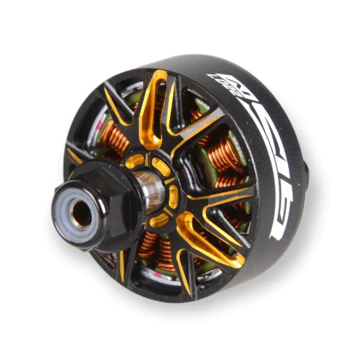RCINPOWER GTS V4 2207 1600KV Brushless FPV Drone Motor - Black/Gold - Image 2