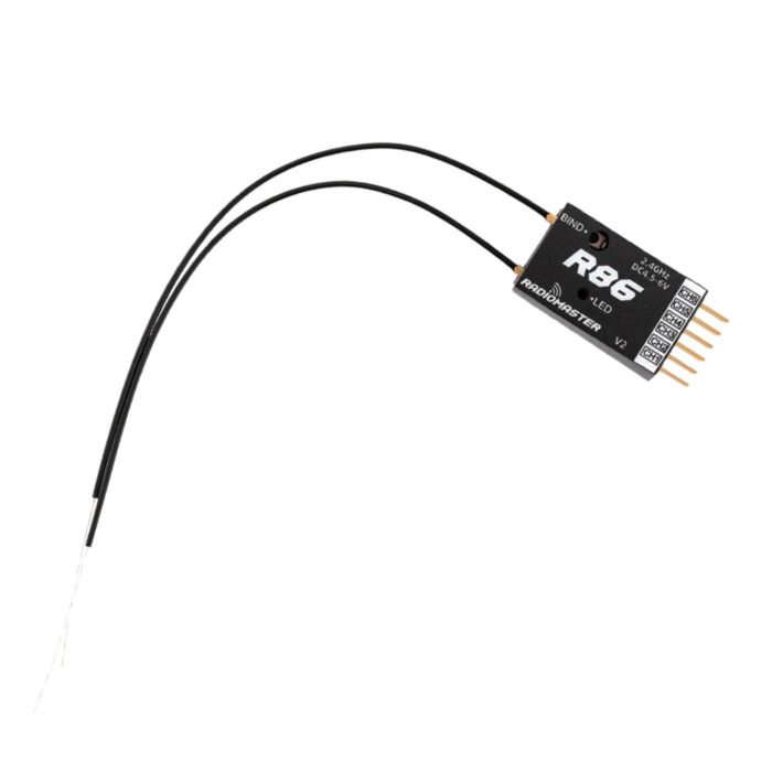 Radiomaster R86 V2 6CH Frsky D8/D16 and Futaba SFHSS Compatible PWM Receiver - Image 4