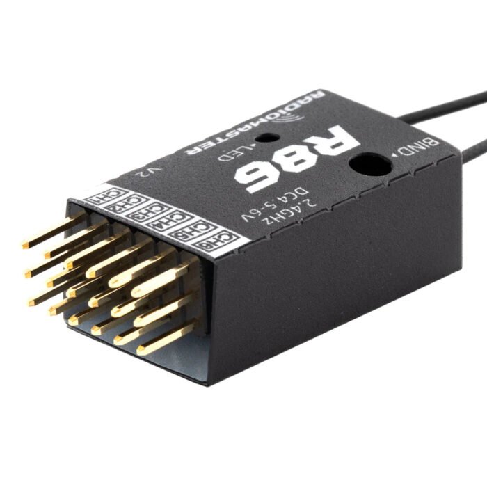 Radiomaster R86 V2 6CH Frsky D8/D16 and Futaba SFHSS Compatible PWM Receiver - Image 3