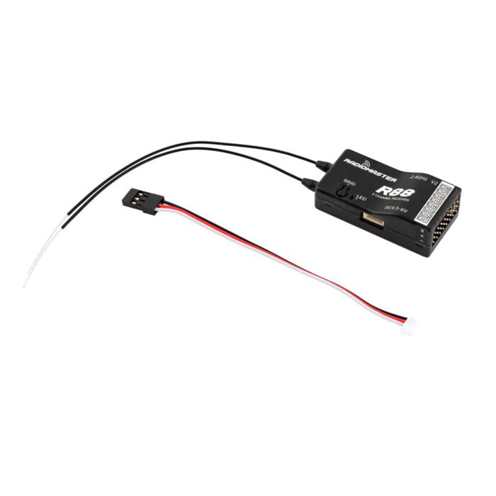 Radiomaster R88 V2 8CH Frsky D8/D16 and Futaba SFHSS Compatible PWM Receiver - Image 4