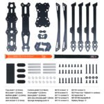 RJX Mark4 V2 9inch 387mm Carbon Fiber Plain Matte Frame Kit - Image 11
