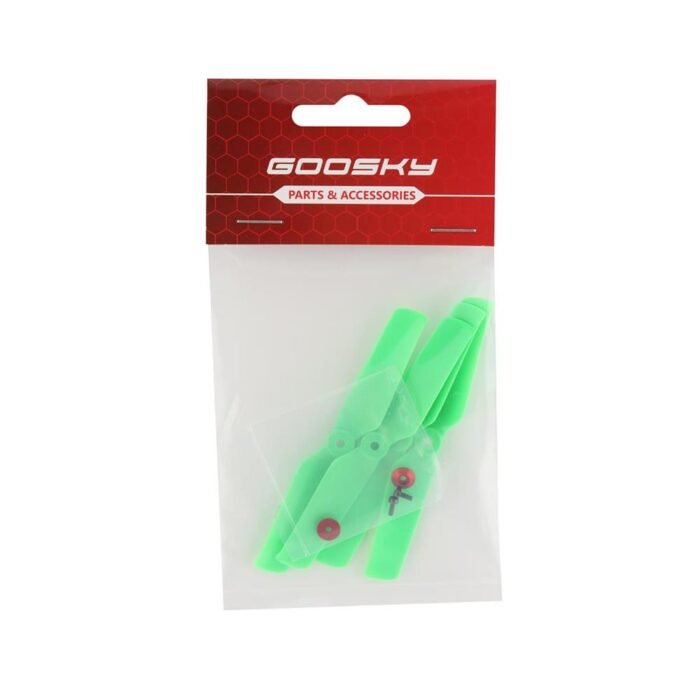 Goosky S2 3D Helicopter Tail Blades Set - GREEN - Image 2