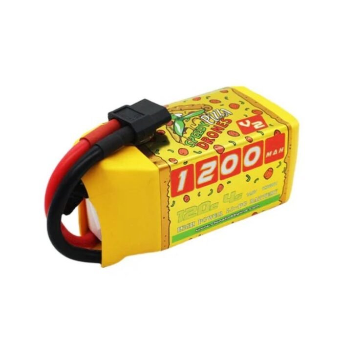 CNHL 1200mAh 14.8V 4S 120C Speedy Pizza V2.0 Lipo Battery - XT60 - Image 3