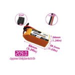 CNHL MiniStar Series 1800MAH 14.8V 4S 120C Lipo Battery - XT60 - Image 3