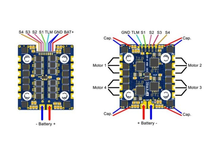 FETTEC ESC 4IN1 - 6S 35A 20x20mm - Image 2