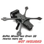 Shen Drones Ichabod Jr 2.0 FPV Frame Kit - Carbon and Hardware Only - Image 5