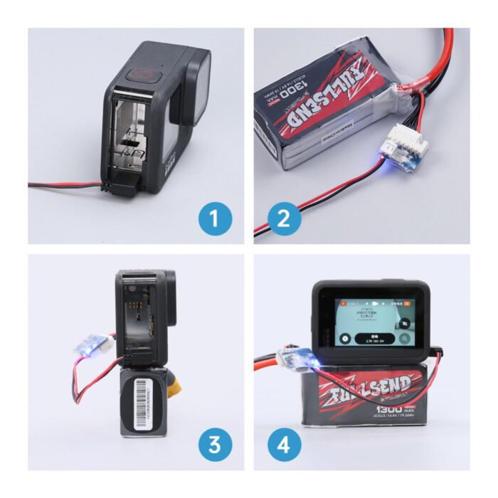 iFlight Type C to Balance head Charging Cable for GoPro Hero 6/7/8/9 - Image 3