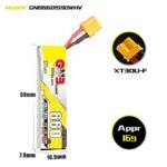 Gaoneng GNB 1S 660MAH 90C HV Li-Po Battery - XT30