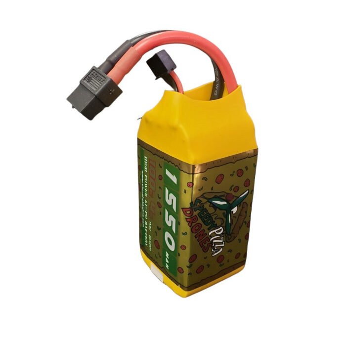 CNHL 1550mAh 14.8V 4S 100C Speedy Pizza Lipo Battery - XT60 - Image 2