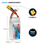 Gaoneng GNB 3S 11.1V 650mAh 80C Lipo Battery - XT30 - Image 5