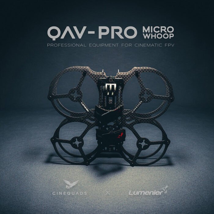 Lumenier QAV-PRO Micro Whoop 2.5" Cinequads Edition - Frame Kit - Image 9