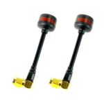 RUSHFPV Cherry 5.8GHz 90° SMA Antenna 2 Pack - Black (RHCP or LHCP)
