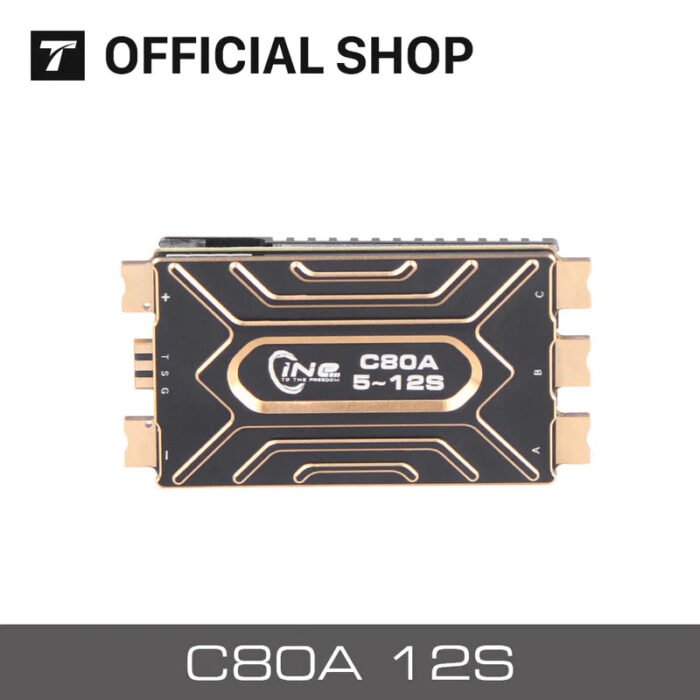 T-Motor C80A 80A 5-12S Single Cinematic Electronic Speed Controller - AM32 - Image 3