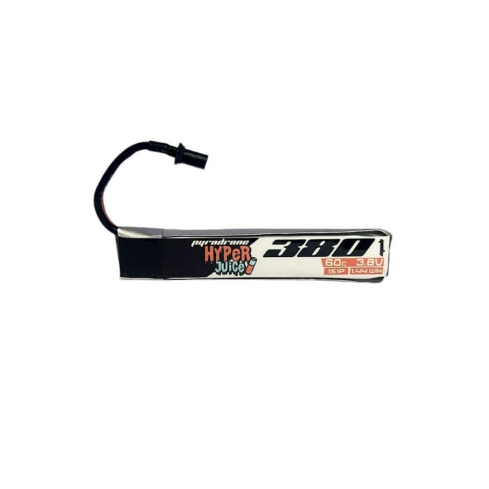 10 Pack Pyrodrone Hyperjuice 380mAh 3.8V 1S 60C HV - A30 Cabled - Image 2