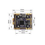 Flycolor Raptor TR20 Mini Stack - F722 Flight Controller 60A 3-6S BLHeli32 4in1 ESC - 20x20mm - Image 3