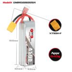 Gaoneng GNB 4500mAh 22.2V 6S 120C Long Range/Cinelifter Lipo Battery - XT90
