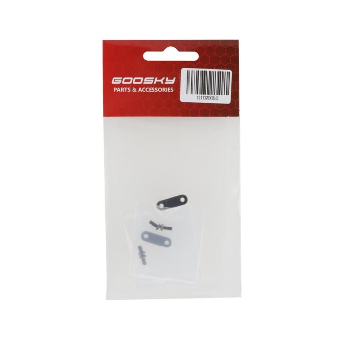 Goosky RS4 Helicopter Tail Box Mount Plates (Red Anodized) - Image 2