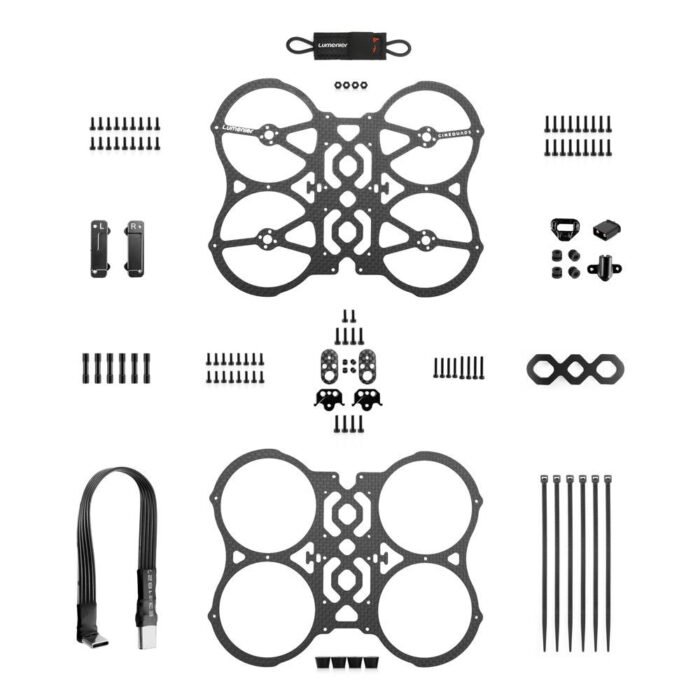 Lumenier QAV-PRO Nano Whoop 2" Cinequads Edition - Frame Kit - Image 7