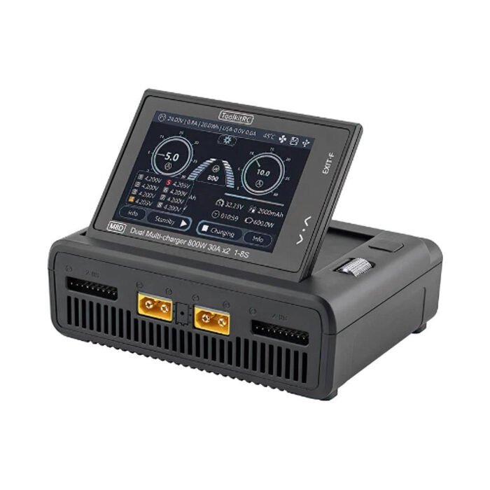 ToolkitRC M8D 1-8S 1600W 50A Touchscreen Charger - Image 3